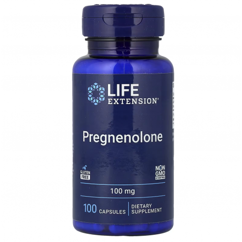 LIFE EXTENSION - PREGNENOLONE - 100 капсули